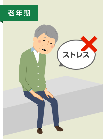 老年期　ストレス
