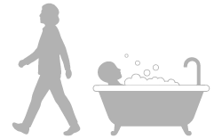 散歩、長めの入浴、温泉