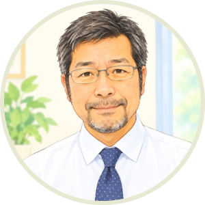 満間典雅院長のイラスト
